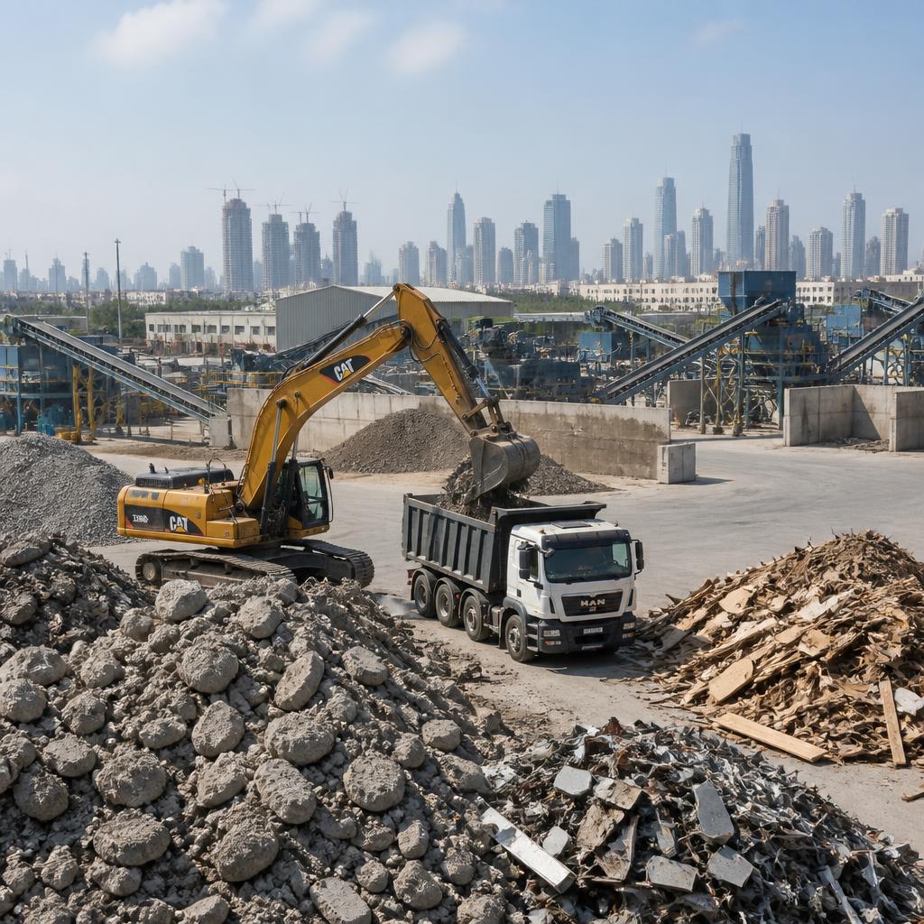 Construction Waste Recycling service in Dubai